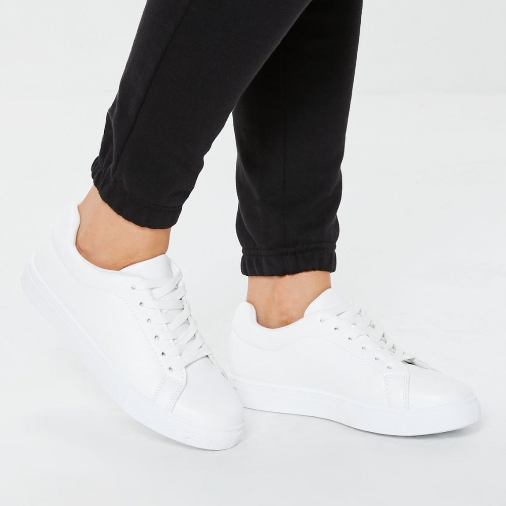 White Misguided Sneakers